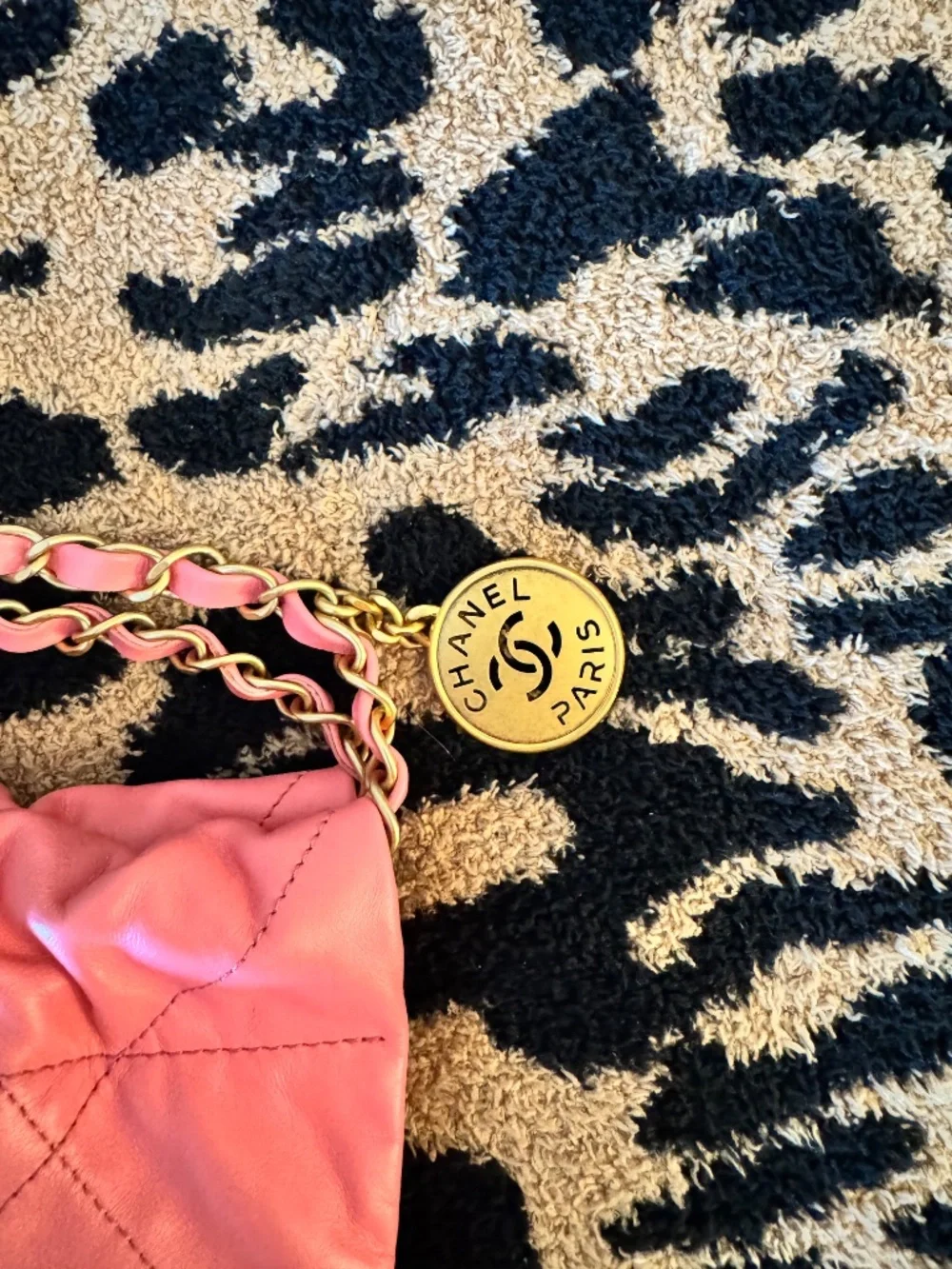 CHANEL 22 Hobo Bag Pink